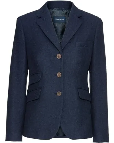 Highmoor Tweedblazer Dunkelblau/Bleu 42 in blau von Highmoor