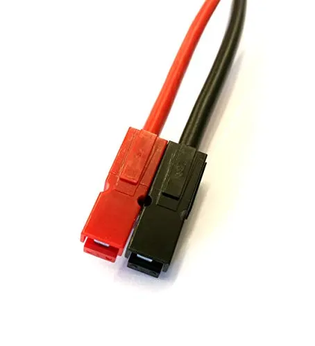 Danitech Anderson Stecker Paar Rot/Schwarz bis 45A incl. 2X 0,5m 6mm2 Kabel