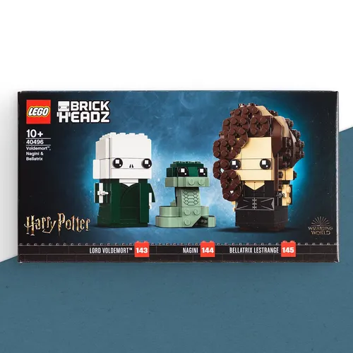 LEGO Voldemort Nagini Bellatrix Brick Headz (40496) - Konstruktionsspielset mit 344 Steinen, spektakuläres Modell für Fans ab 10 Jahren