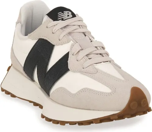 NEW BALANCE Damen 327 Sneaker - Moonbeam/Black, 37 EU - Damen-Sneaker mit gepolsterter Sohle, inspiriert von Trailrunning-Schuhen, für optimalen Komfort und stylisches Design.