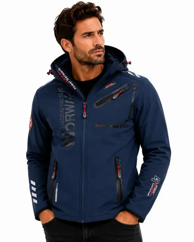 Geographical Norway Softshelljacke Herren Frühlings Jacke Softshell Jacke Outdoor Regen Übergangs Jacke
