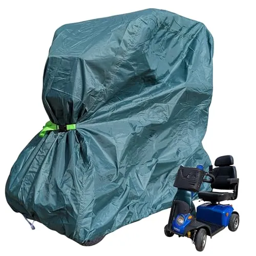Wasserdichte Abdeckung für Mobilitätsroller Groß 147x71x140cm – Magnetclips Wetterfester Schutz für Scooter & Rollstühle von Speedwellstar