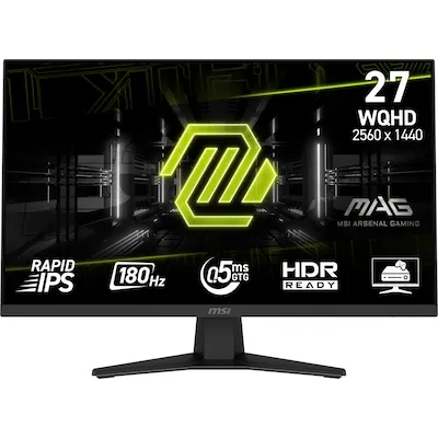 MSI MAG MAG 274QFDE Gaming Monitor 27 Zoll - 63,5 - 73,66cm (25-29 Zoll) Gaming Monitor mit QHD-Auflösung für gestochen scharfe Bilder und flüssiges Gameplay.