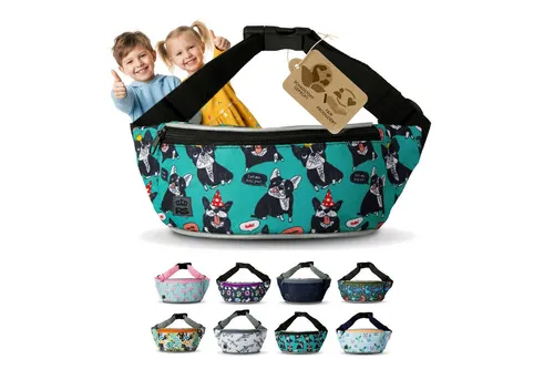 BambiniWelt by Rafael K. Gürteltasche Bauchtasche Kinder 4-8 Jahre Hüfttasche verstellbar robust abwaschbar