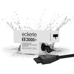 Eckerle Kondensatpumpe EE 2000 - Pumpenzubehör mit dreistufigem Schwimmerschalter und Alarmkontakt, ideal für Minisplit- und Wandgeräte, ausgestattet mit vibrationsdämpfendem Schweizer Präzisionsantrieb.