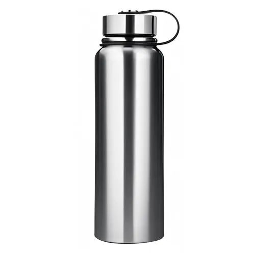 YYW 1.5 Liter Edelstahl Thermo Trinkflasche, Vakuum Isolierte Edelstahl Thermosflasche Auslaufsicher Wasserflasche Sportflasche, Doppelwandige Isolierflasche für Für den Sport