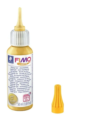 Fimo Flüssig-Gel 50ml Flasche gold Staedtler 8050-11 129,00€/L