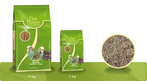 Deli Nature Premium Alleinfutter für Wellensittiche 1 kg