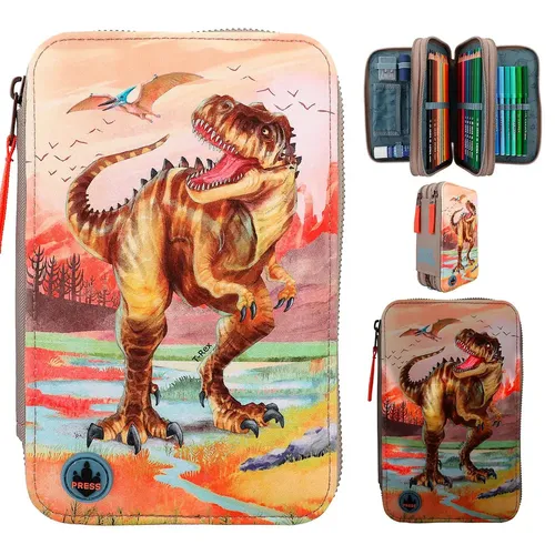T-REX Federmäppchen LED Dino World 12381 von Depesche Vertrieb GmbH & Co. KG