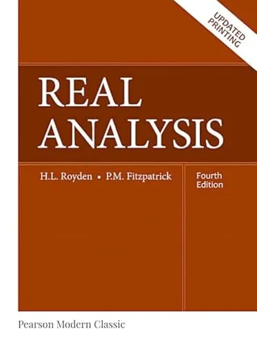 Real Analysis (Classic Version) (Pearson Modern Classics for Advanced Mathematics Series)