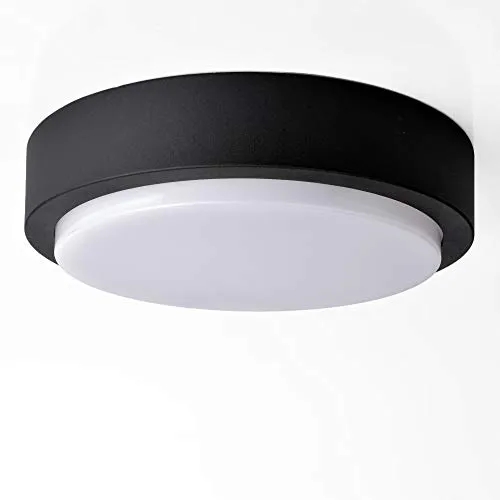 HOCHWERTIGE Massive Außenleuchte Wandlampe Wandleuchte Außenwandleuchte IP54 schwarz Alu-Druckguss Decken-Lampen Beleuchtung Flur-Leuchte 1420