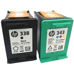 Produktbild HP Tintendruckkopfpatrone 338+343 Multipack für Deskjet