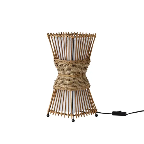 Tischleuchten SKOV 46299 Ø19CM Bambus+rattan