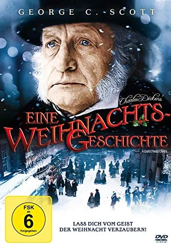 Charles Dickens - Eine Weihnachtsgeschichte DVD - Klassische Weihnachtsgeschichte über den hartherzigen Scrooge, der durch Geisterbesuche zur Besinnung kommt. Ein zeitloser Film für die besinnliche Jahreszeit.