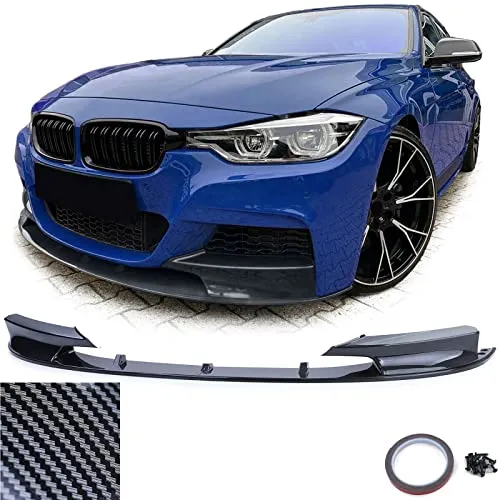 Frontspoiler Lippe Performance Carbon Look für 3er BMW F30 F31 11-19 - Hochwertiger Carbon Look Frontspoiler für verbesserte Aerodynamik und sportliches Design, passend für 3er BMW F30 F31, ideal für Tuning-Enthusiasten.