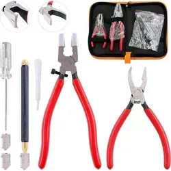 9-teiliges Glasschneider Zange Brecher Set - Das 9-teilige Glasschneider Zange Brecher Set ermöglicht präzises Schneiden von Glas in verschiedenen Dicken. Ergonomischer Griff und ultrastarke Diamantklinge sorgen für sicheren Halt und saubere Schnitte – ideal für Profis und Hobbyhandwerker.