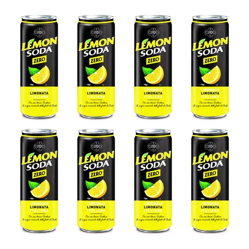 8x Lemon Soda Zero 330ml