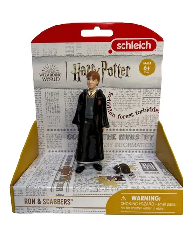 schleich 42634 Ron Weasley mit Krätze - Harry Potter Actionfigur, fördert Fantasie und ideal für Sammler und Fans ab 6 Jahren