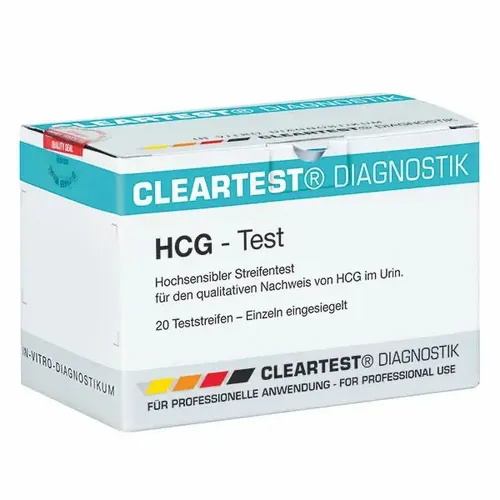 Cleartest HCG Schwangerschafts Teststreifen
