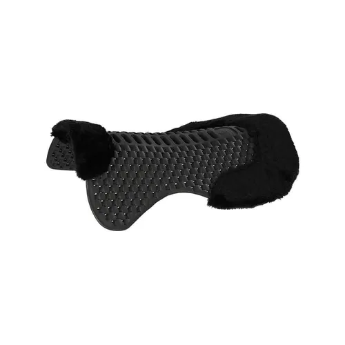 Acavallo Piuma Air-Release Featherlight Pad - Cut-Out Eco-Wool, Black - Reiten: Innovatives Gel-Pad mit Eco-Wolle Rand für optimalen Schutz und Atmungsaktivität. Passt sich perfekt dem Pferderücken an und verhindert Druckstellen.