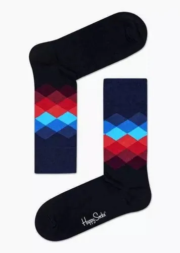 Happy Socks Socken Faded Diamond Sock
