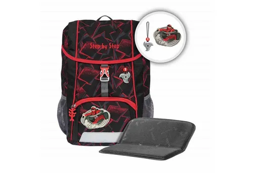 Step by Step Rucksack-Set KID, 3-teilig - Schulranzen mit viel Platz: Ergonomisch geformt für gesunde Rücken, inklusive MAGIC MAGS für individuelle Gestaltung. Ideal für kreative Kinder!