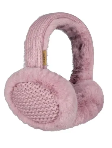 Barts Women's Bigwit Earmuffs - Flauschige Ohrenwärmer in Rosa - Mützen für kalte Tage, flauschig und warm; Farbe: Rosa, One Size; ideal für den Alltag und gemütliche Outdoor-Aktivitäten.