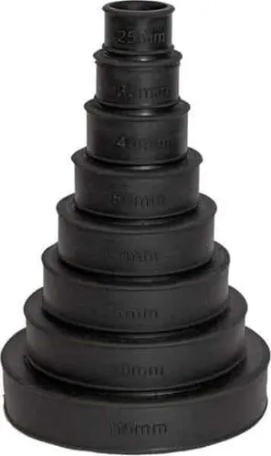 Flachdach Schwanenhals-Verschlussmanschette Typ 160/63 – DN 100–DN 150 - Praktische Flachdach Schwanenhals-Verschlussmanschette Typ 160/63 für DN 100–DN 150. Sie sorgt für eine sichere Kabeldurchführung und schützt vor Feuchtigkeit und Schmutz. Mit hochwertigem EPDM-Material und leichter Anpassung.