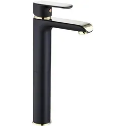 Rea Waschtischarmatur BLOOM BLACK GOLD HAUT Wasserhahn von REA