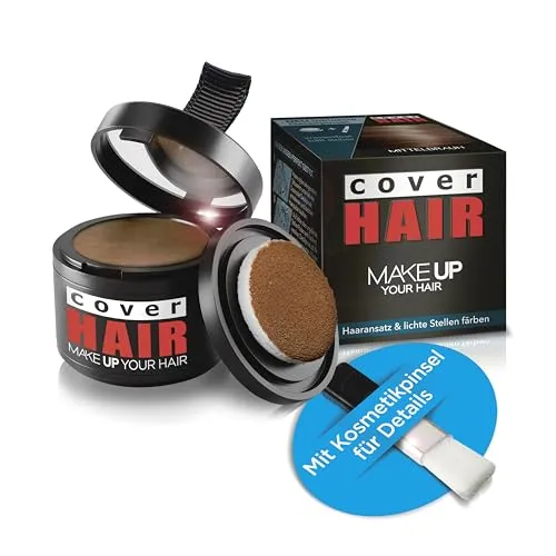 COVER HAIR Ansatzpuder Mittelbraun (4g)