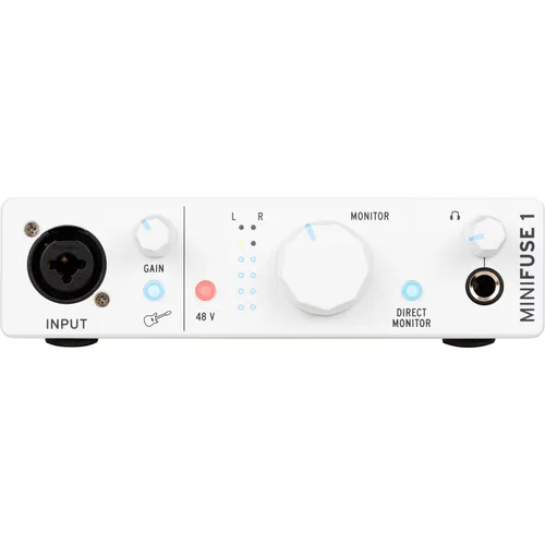 Arturia MiniFuse 1 - Kompaktes USB-Audio-Interface, hochwertige Aufnahmen und kreative Software für Musikproduktion und Podcasting, 5 Jahre Garantie