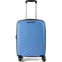 Benzi 5808 Kabinentrolley 55 cm - Hellblau mit Dehnfalte - Entdecke den stylischen Benzi Kabinentrolley 5808 mit 4 Rollen für müheloses Reisen. Mit Dehnfalte erweiterbar und robustem Polypropylen bietet er optimalen Schutz und Komfort auf deinen Reisen.