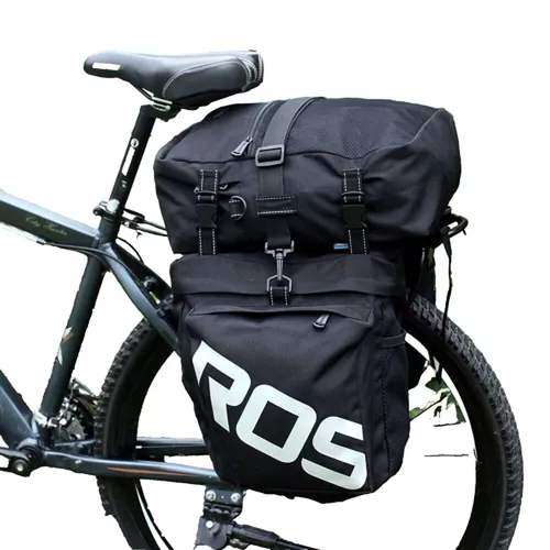 Gepäckträgertasche 3in1 für Fahrräder – Doppeltasche mit hoher Kapazität