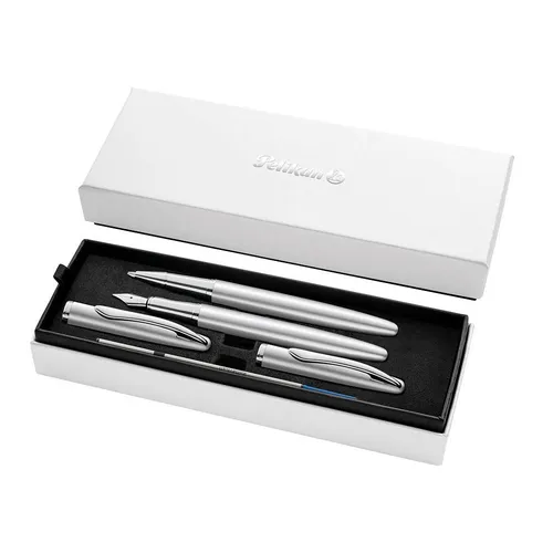 Pelikan Füller & Roller Jazz® Noble Elegance Set, Silber in silber von Pelikan