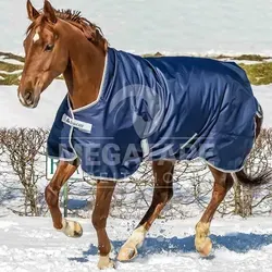 Bucas Freedom Light High Neck 140 cm - Atmungsaktive und wasserdichte Outdoordecke für Pferde, ideal für Sommer und Übergangszeit