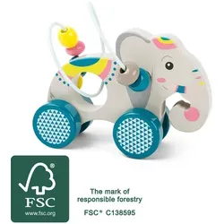 small foot Schiebetier mit Motorikschleife - Jungle 287691 von small foot