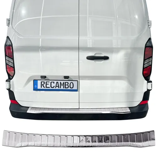 Ladekantenschutz Edelstahl chrom passend für Ford Transit Custom | BJ ab 2023>