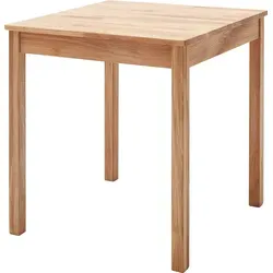 Esstisch 70x70 cm in Wildeiche massiv geölt - AMIENS-06 - Braun