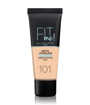 Maybelline Fit Me Matt+Poreless Flüssige Foundation 30 ml Nr. 101 - True Ivory