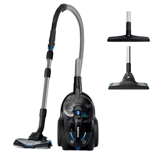 PHILIPS Series 7000 - Beutelloser Staubsauger mit 900-W-Motor, hocheffiziente Reinigungsleistung und Allergy H13-Filter ideal für Allergiker