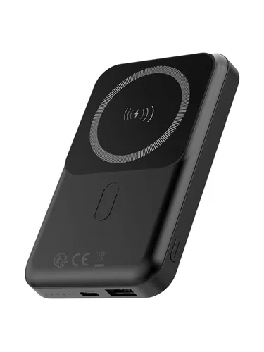 Forever kabellose Powerbank MATB-100 PD QC 22,5 W - Multimedia Powerbank mit 10000 mAh, magnetisch und schnellladend – perfekt für unterwegs und sorgt für ständige Energieversorgung.