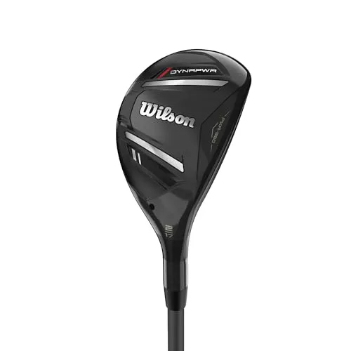 Wilson Herren DYNAPWR Men's Hybrid Golf Clubs Golfschläger, Schwarz/Rot, 4