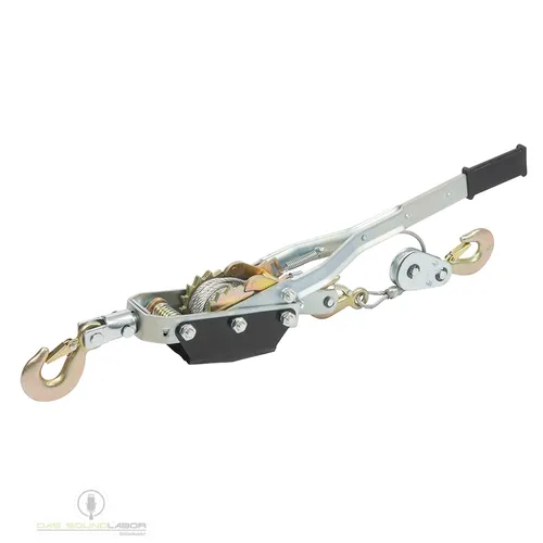 Silverline Schwerlast-Greifzug 3.500 kg - Robuster Greifzug mit 3 m langem Stahlseil, ideal für schwere Lasten und professionelle Anwendungen.