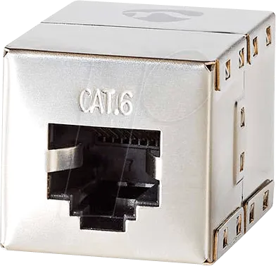 N CCBW89011ME - Netzwerk Adapter RJ45 Buchse/Buchse Cat.6
