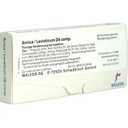 Arnica Levist D 6 Comp 8 ML von Weleda