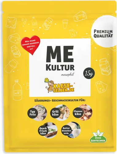 ME Mesophilekultur für Käse, Quark, Frischkäse uvm. von KAESE SELBER
