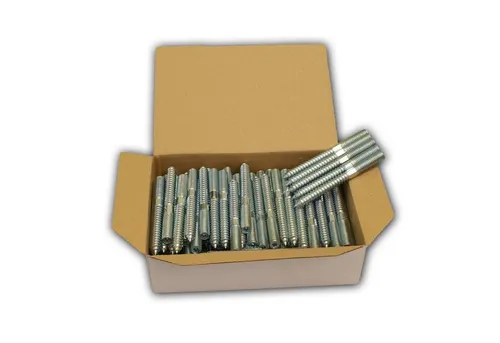 Symbionet 100x Stockschrauben M10 x 200mm – Verzinkte Holzschrauben - Verzinkte Holzschrauben M10 x 200 mm, ideal für die Installation in Heizungs- und Sanitärtechnik. Sofort montagebereit, perfekt zur Befestigung von Rohrschellen und anderen Bauteilen.
