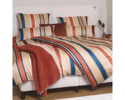 JOOP Bettwäsche Banks Siena Kissenbezug 40x80 cm in rot von JOOP!