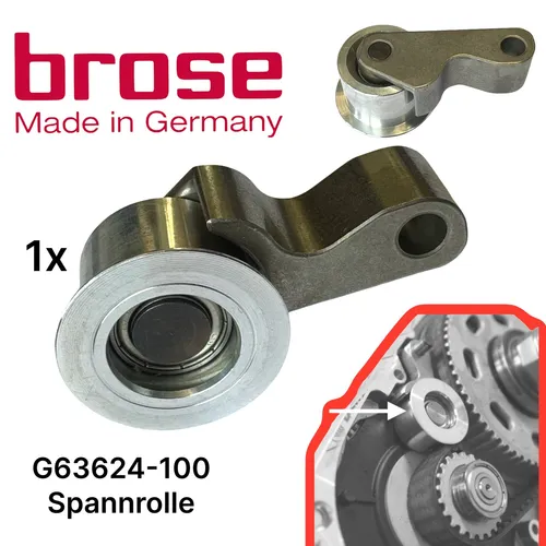 Brose Ebike Motor Ersatz Spannrolle Tension Pulley - Ersatzteil für Brose Elektrofahrräder, sorgt für optimale Riemenspannung und Langlebigkeit der Antriebssysteme.