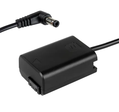 DC-Coupler für Sony Kameras mit NP-FW-50 - Akku-Dummy für permanen. Energievers.